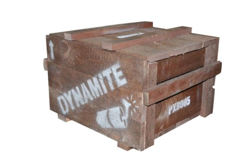 Dynamit în cutie din lemn 100 de lovituri / 30mm